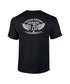 Perran Pistons Cornwall T-Shirt Winged Piston Automotive Modified Vintage Retro Car Clothing